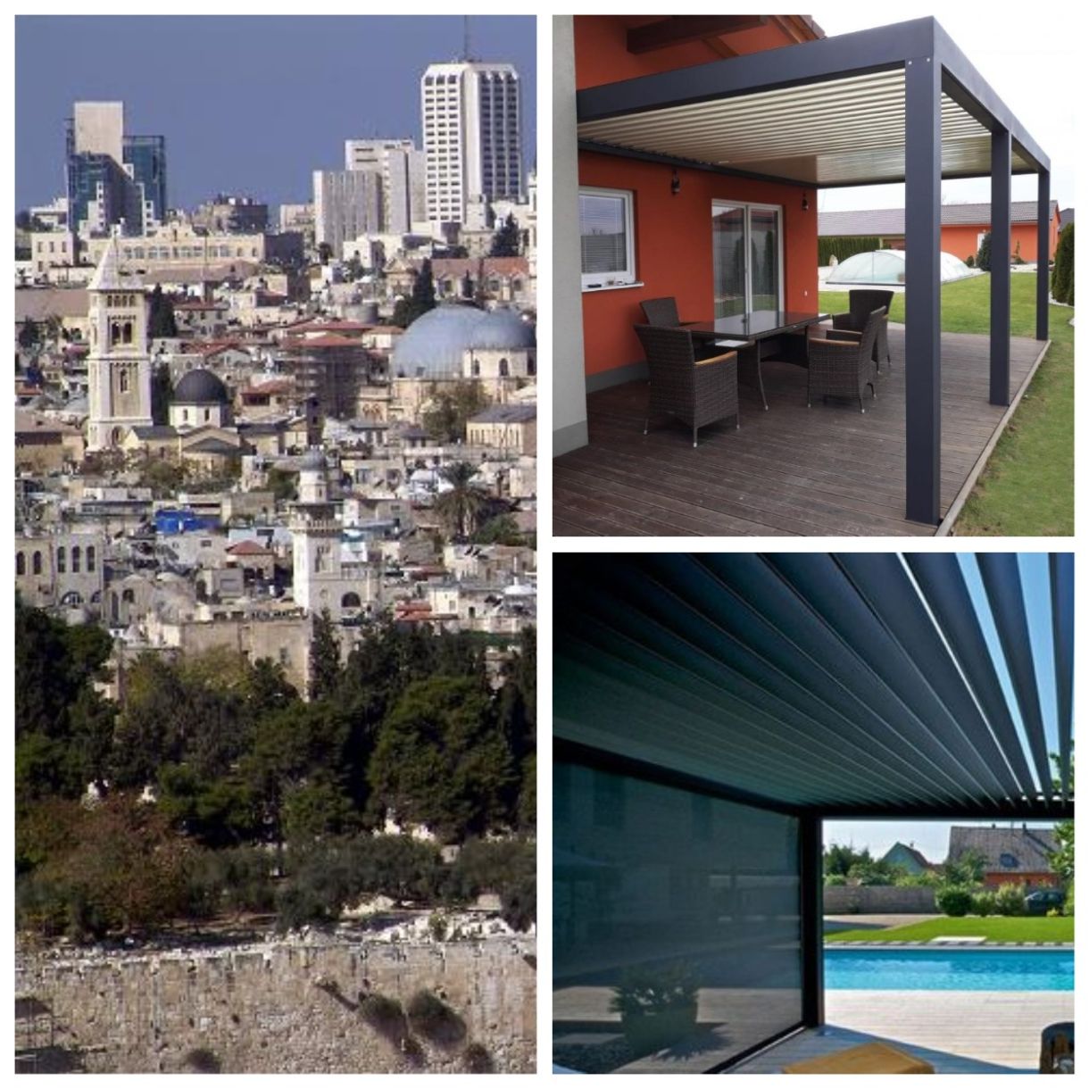 פרגולת אלומיניום חשמלית ישראל